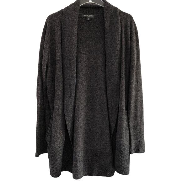 Barefoot Dreams CozyChic Lite Circle Cardigan Sweater Medium Women Heathered - Picture 1 of 7